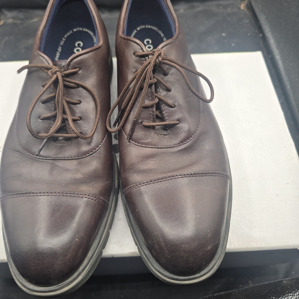 Cole Haan Dark Brown Leather Oxfords